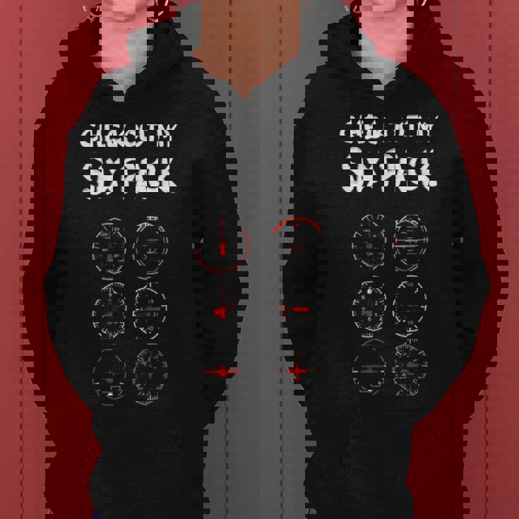 Pilot For Aviation Airplane Pilot Women Hoodie