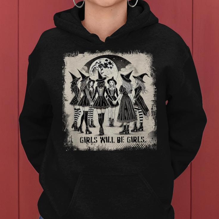 Witch Witchyibes Girl Will Be Girls Kapuzenpullover für Damen