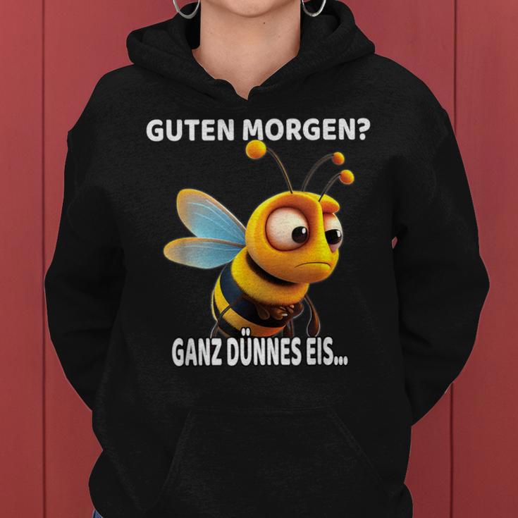 Guten Morgen Ganz Thin Ice Bee Kapuzenpullover für Damen