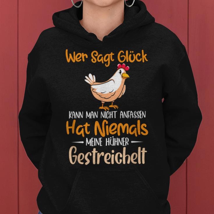 Hat Niemals Meine Hühner Gestrich Chicken Hen Holder Kapuzenpullover für Damen