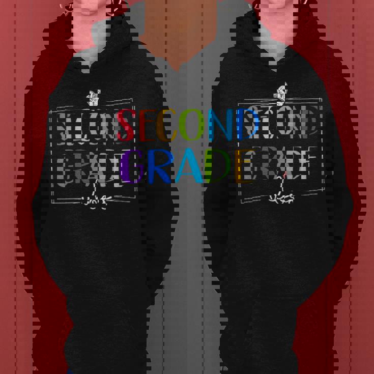 Hello 2Nd Grade Second Grade Teacher Back To School Women Hoodie