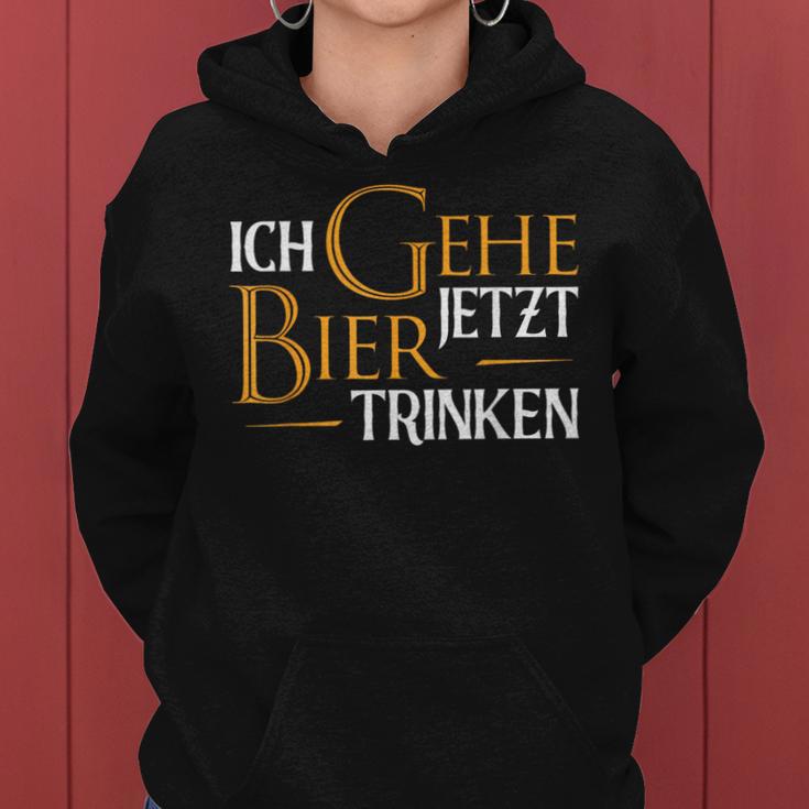 Ich Gehe Jetzt Bier Drinking I Saufen Party Beer S Kapuzenpullover für Damen