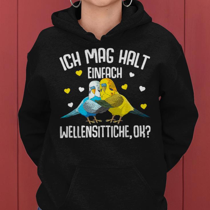 Ich Mag Halt Budgies Welli Budgies Girls' Kapuzenpullover für Damen