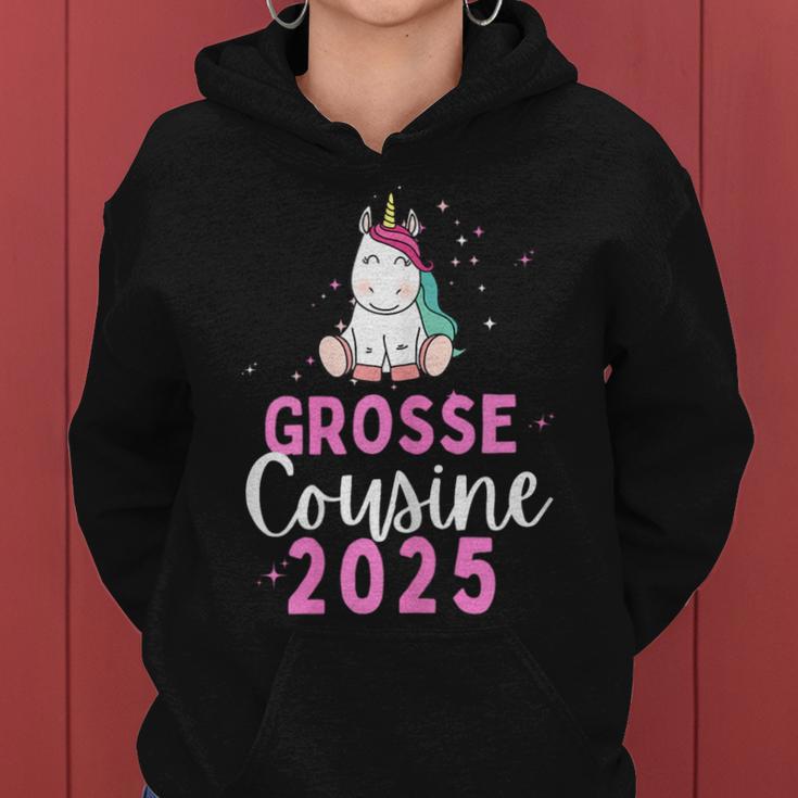 Ich Werde Große Cousin 2025 Unicorn Girls' Cousin Kapuzenpullover für Damen