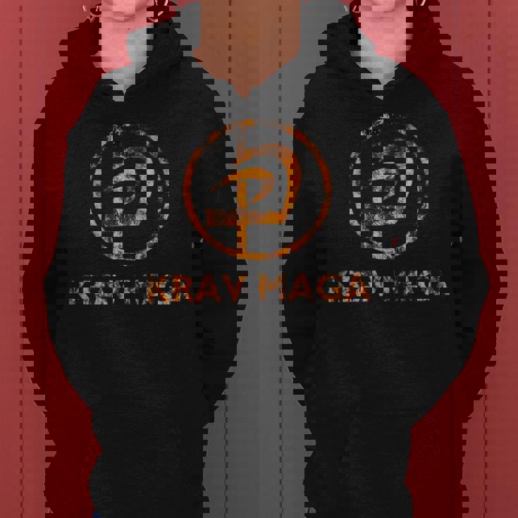 Krav Maga Flames Per Donne E Uomini Krav Felpa con cappuccio da donna