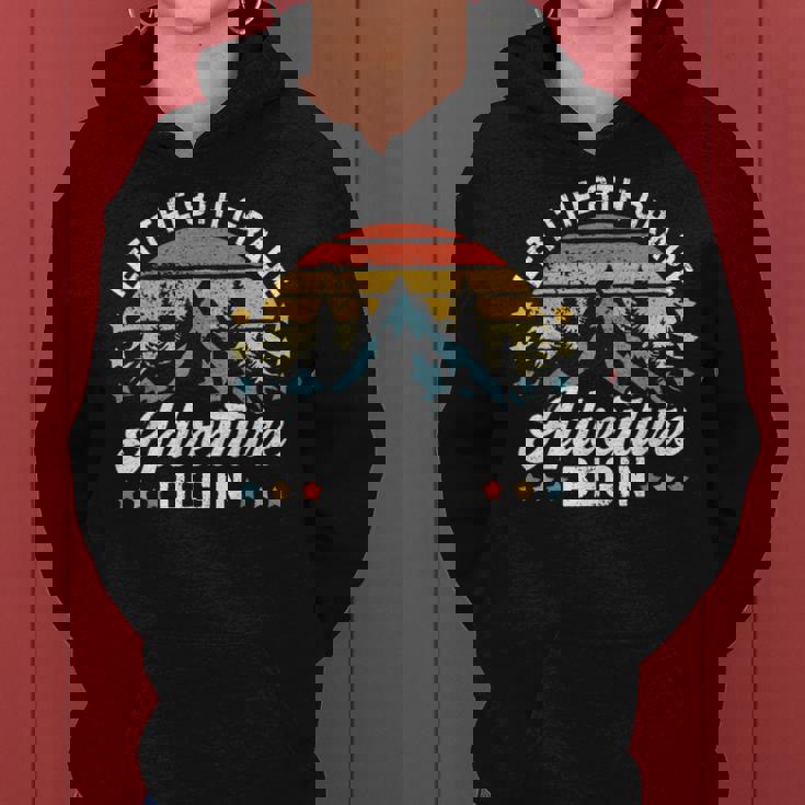 Let The 8Th Grade Adventure Begin Back To School Teachers Women Hoodie