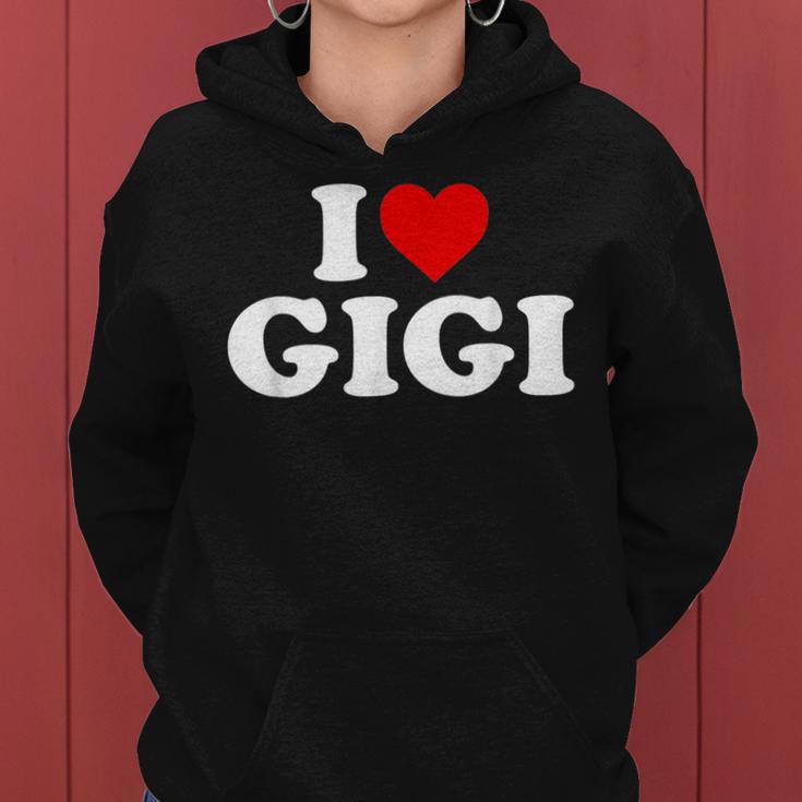 I Love Gigi Kapuzenpullover für Damen