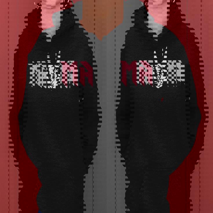 Mama Of The Bad Two The Bone Birthday 2 Years Old Birthday Women Hoodie