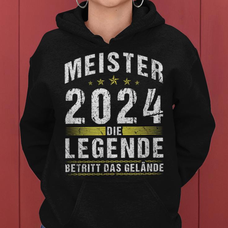 Meister 2024 Die Legende Beetritt Das Gelände Kapuzenpullover für Damen