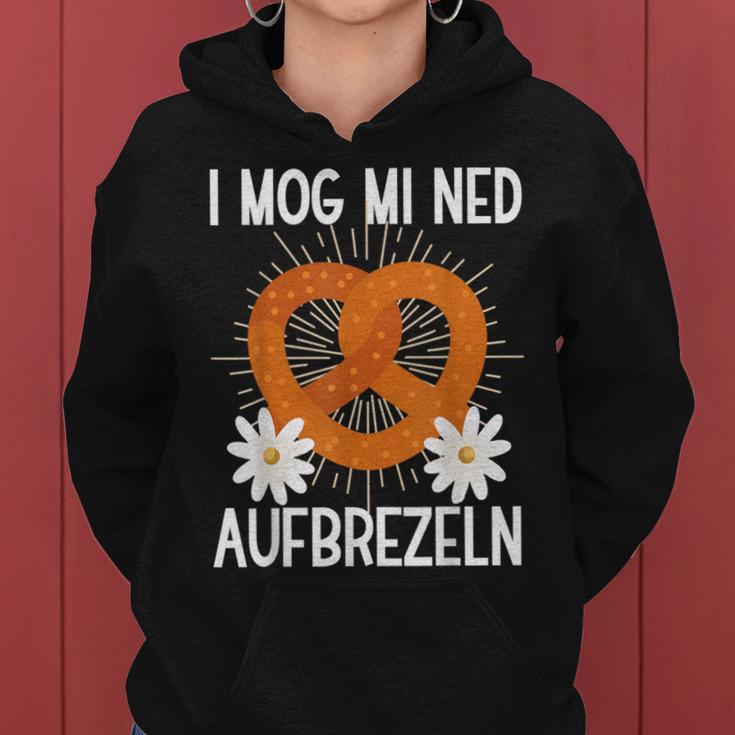 I Mog Mi Ned Aufpretzeln Oktoberfest Beer Kapuzenpullover für Damen