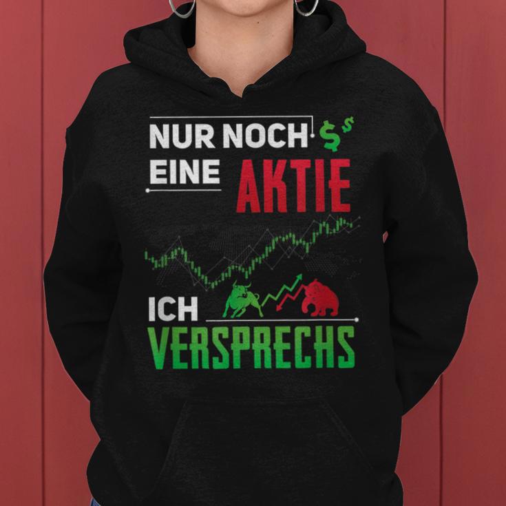 Nur Noch Eine Aktie Icherpromiss Aktien Investor Aktionärs Kapuzenpullover für Damen