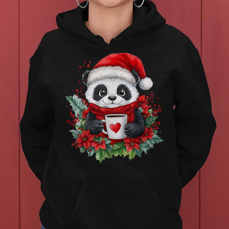 Panda Christmas Children Christmas Panda Kapuzenpullover für Damen