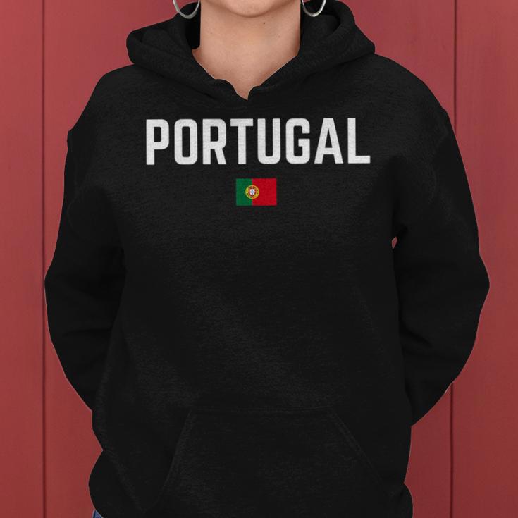 Portugal Flag Women's Children's Portugal Red Kapuzenpullover für Damen