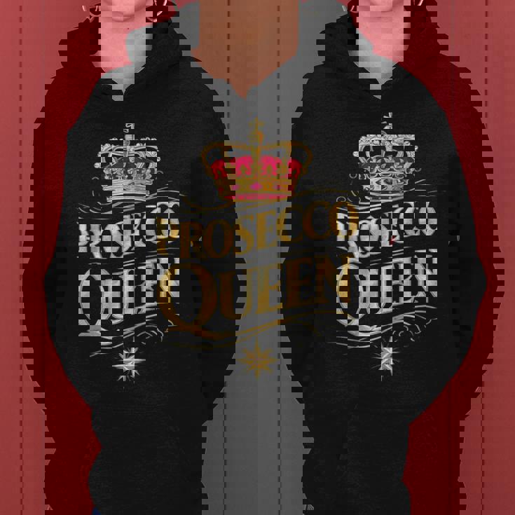 Prosecco Sparkling Wine Sparkling Wine Sparkling Wine Felpa con cappuccio da donna