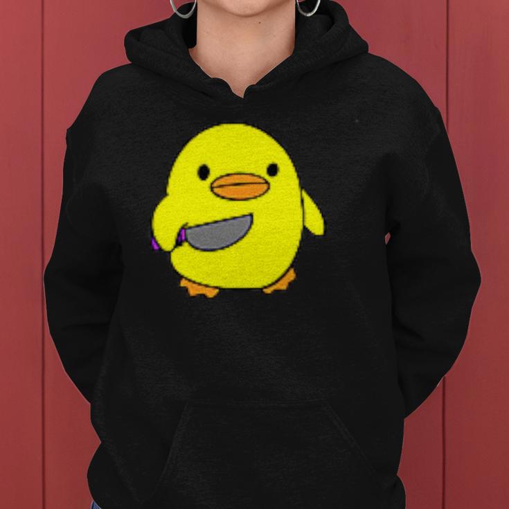 Psycho Duck Killer Duck Crazy Duck Kapuzenpullover für Damen