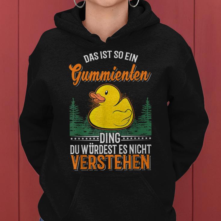 Rubber Duck Ding Rubber Duck Kapuzenpullover für Damen