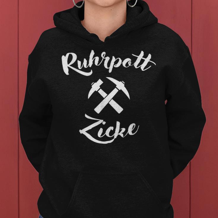 Ruhrpott Zicke Ruhrgebiets Girls' Kapuzenpullover für Damen