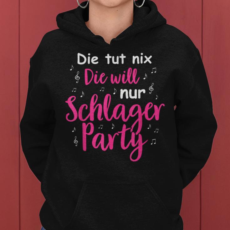 Schlager Music Costume Party Girls Schlagerfan Schlager Music Kapuzenpullover für Damen