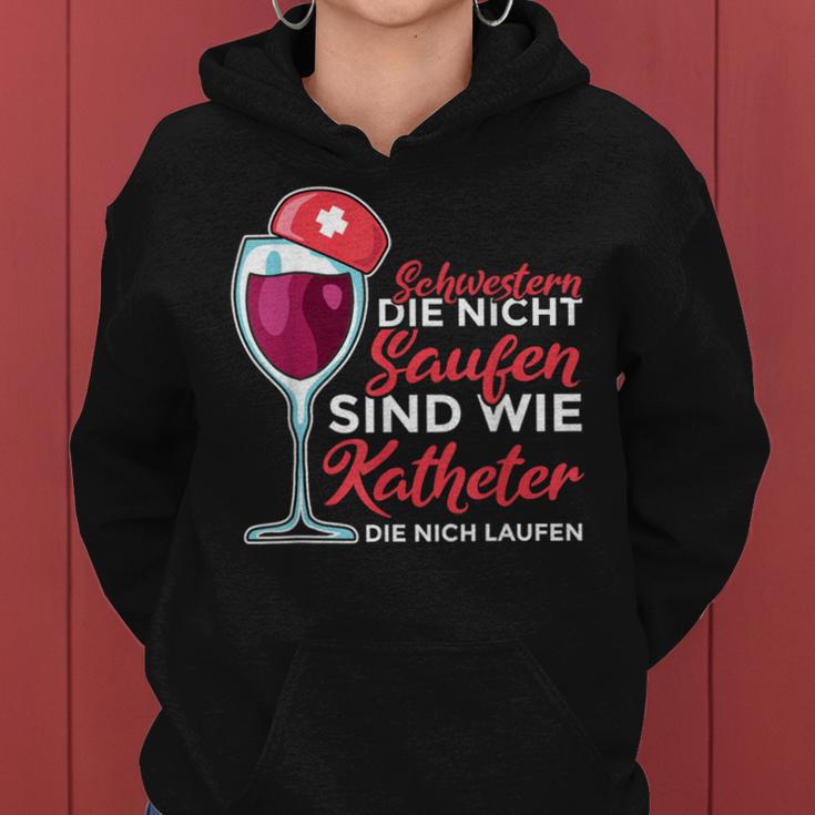 Schwestern Die Nicht Saufen Nurse Kapuzenpullover für Damen