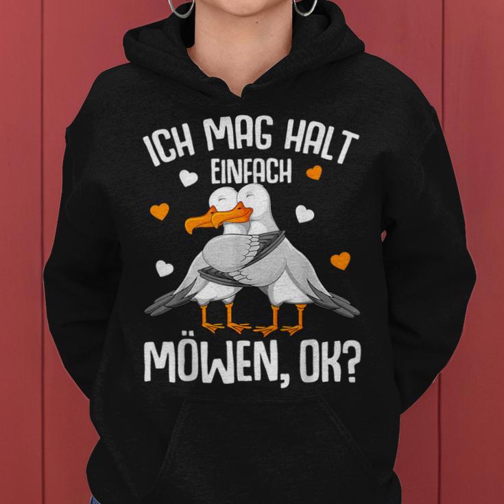 Seagull Ich Mag Halt Seagulls Girls Children's Kapuzenpullover für Damen