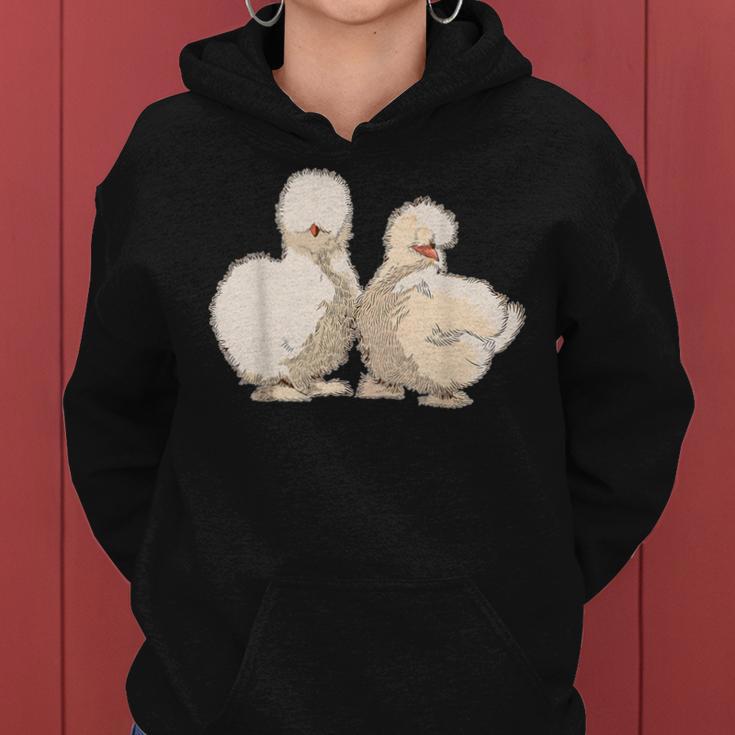 Silk Chicken Silkie Chicken Silk Chicken Kapuzenpullover für Damen