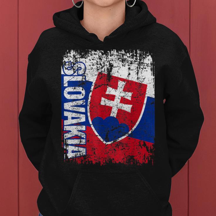 Slowakei Flag Women's Children's Kapuzenpullover für Damen