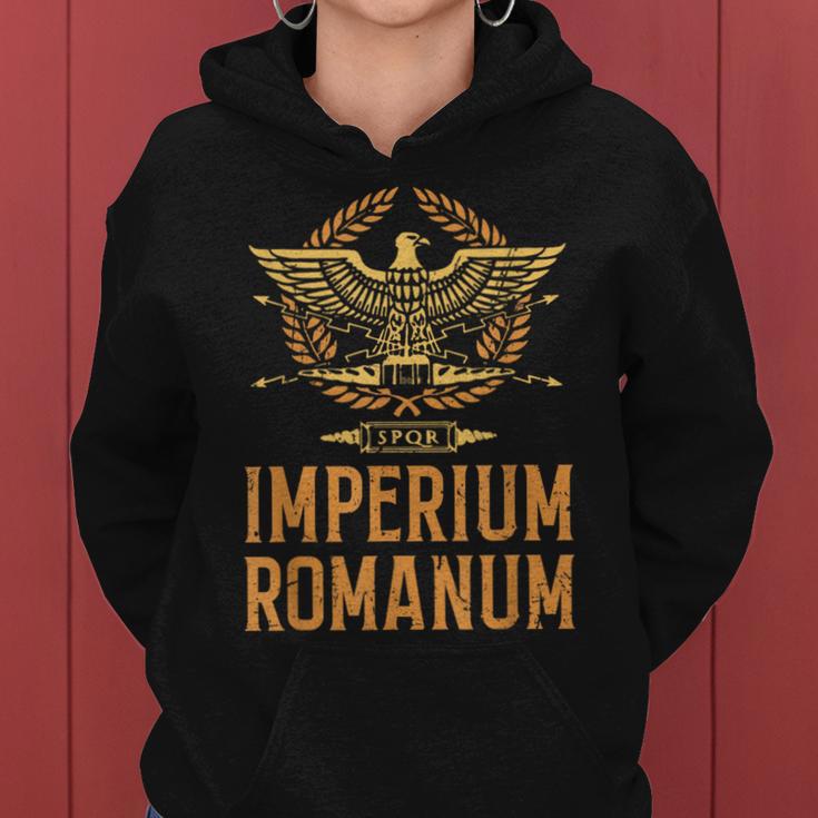 Spqr Roman Eagle Rome Empire Roman History Kapuzenpullover für Damen