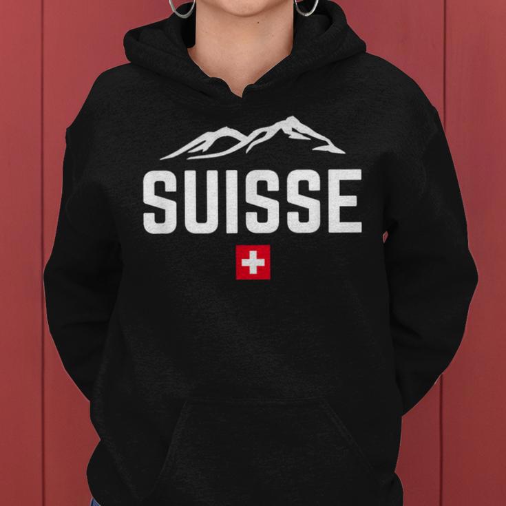 Suisse Switzerland Flag Women's Children's Switzerland Kapuzenpullover für Damen