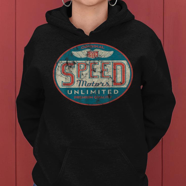 Vintage Speed Motor Distressed For And S Kapuzenpullover für Damen