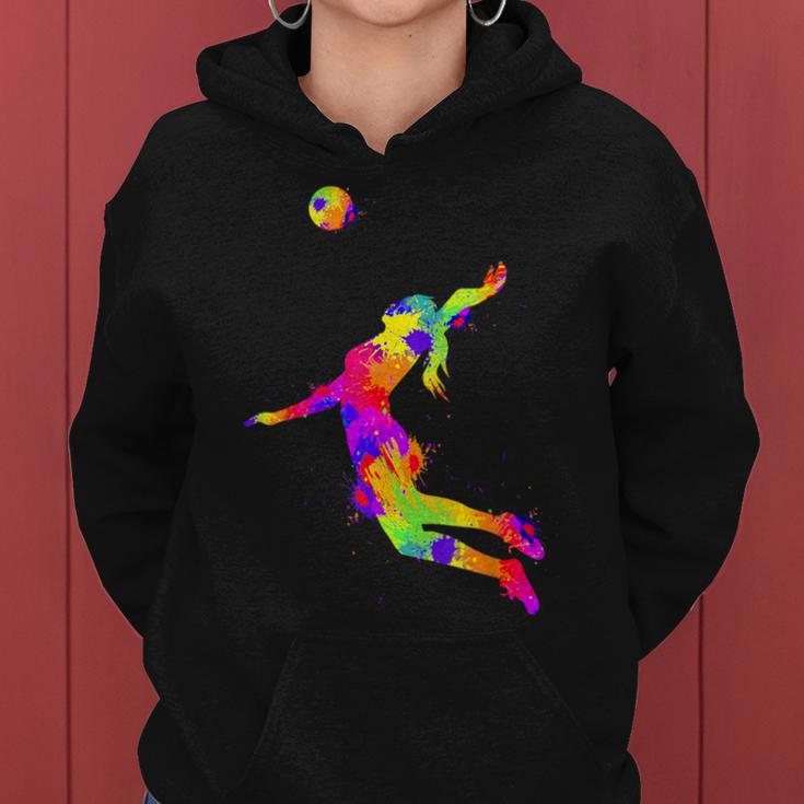 Volleyball Girls'olleyball Women's Kapuzenpullover für Damen