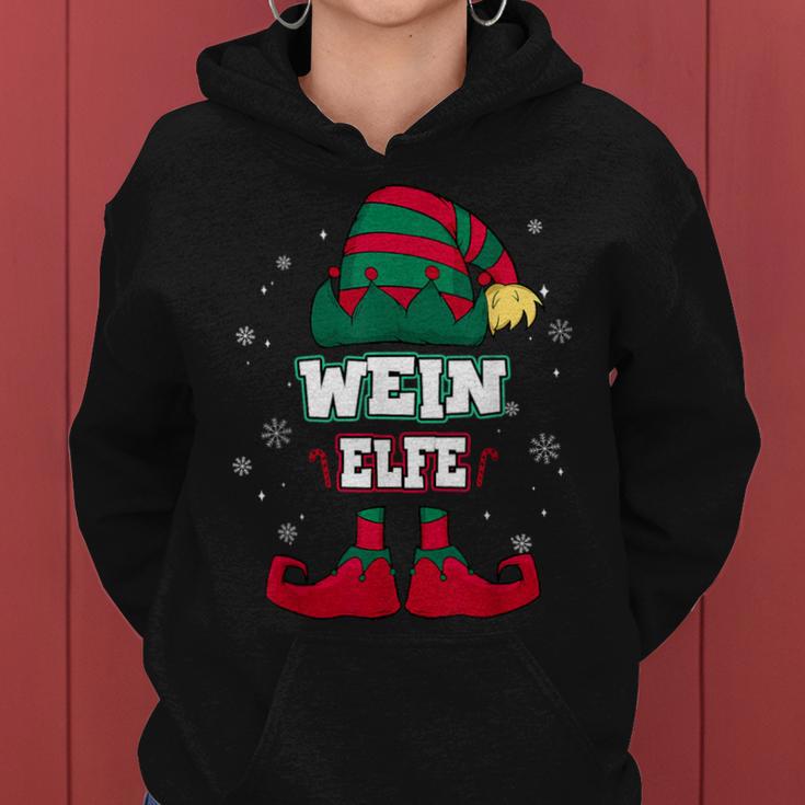 Wine Elf Partner Look Christmas Kapuzenpullover für Damen