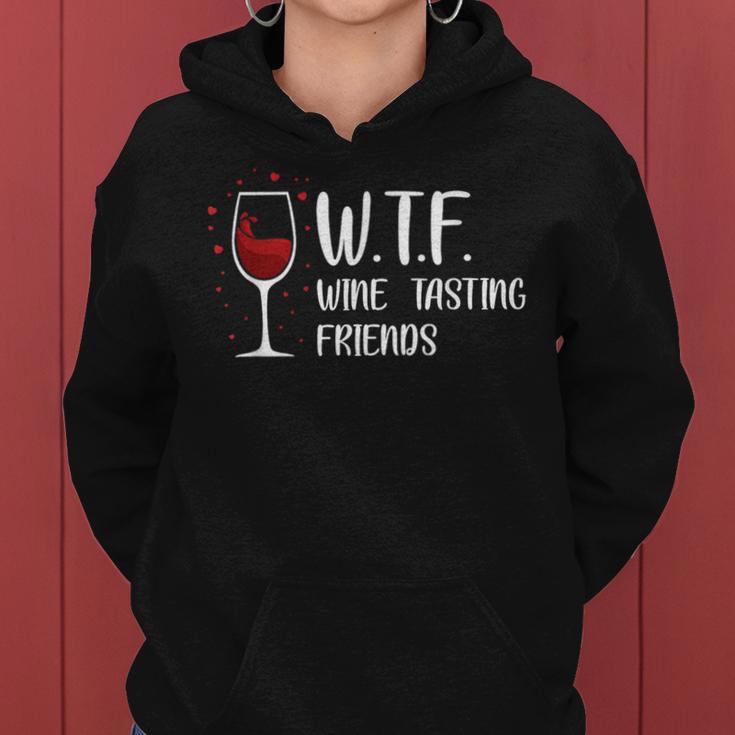 Wine Tasting Friends Wine Slogan Wine Drinker Kapuzenpullover für Damen