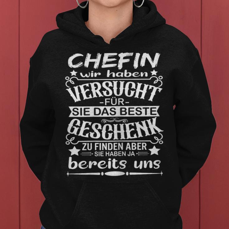 Women's Chefin Wir Habenersucht Für Sie Das Beste Zu Finden German Kapuzenpullover für Damen