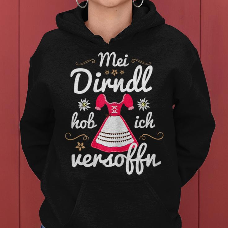 Women's Mei Dirndl Hob Iersoffn Sayings Oktoberfest Women's Kapuzenpullover für Damen