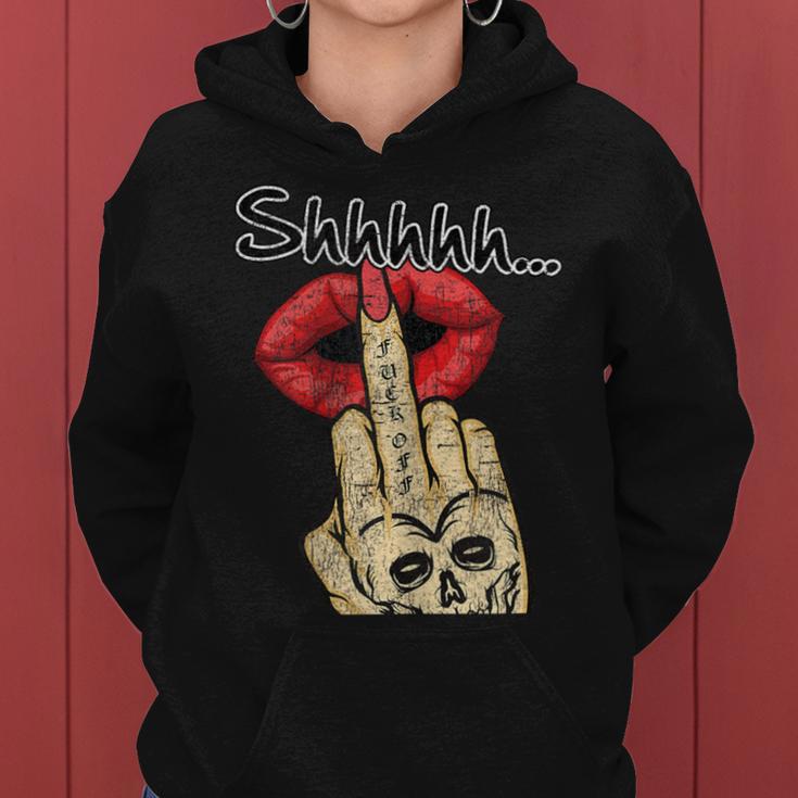 Women'sintage Retro Girl Power Tattoo Rocker Feminist Kapuzenpullover für Damen