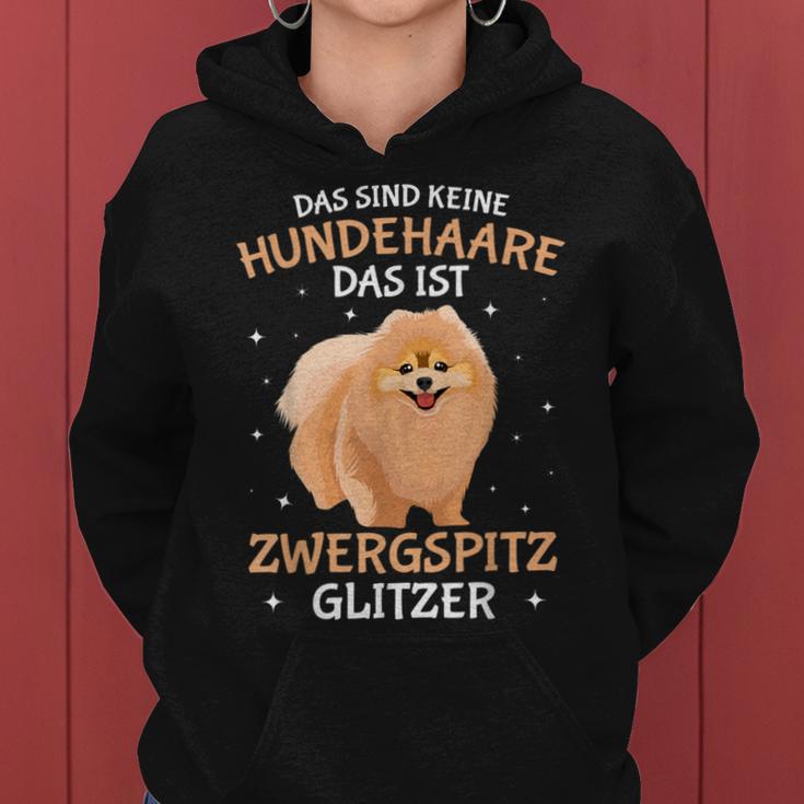 Zwergspitz Glitter Pomeranian Dog Woman Kapuzenpullover für Damen