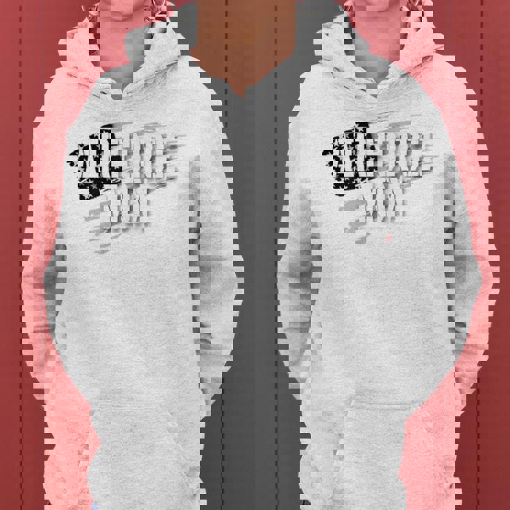 Air Force Mom Memorial Day Veterans Day 4Th Of July Military Women Hoodie