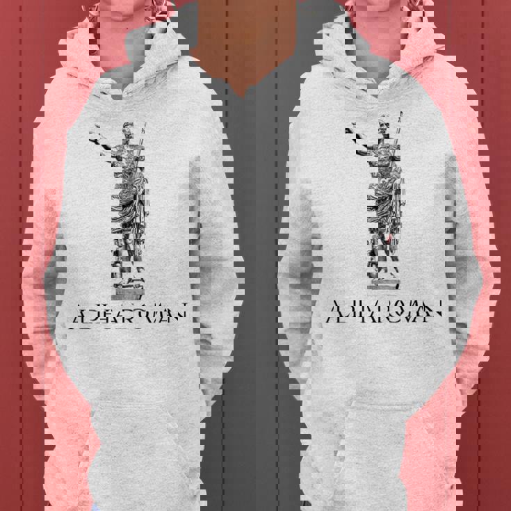 Augusto César Alfa Romano Historia De La Antigua Roma Spqr Sudadera con capucha para mujer