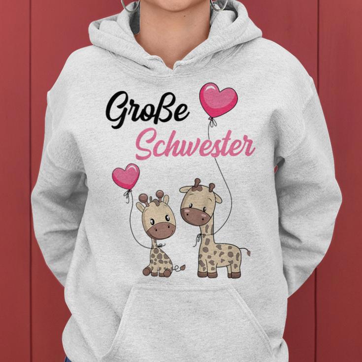 Children's Big Sister 2025 Giraffe Girls' Kapuzenpullover für Damen