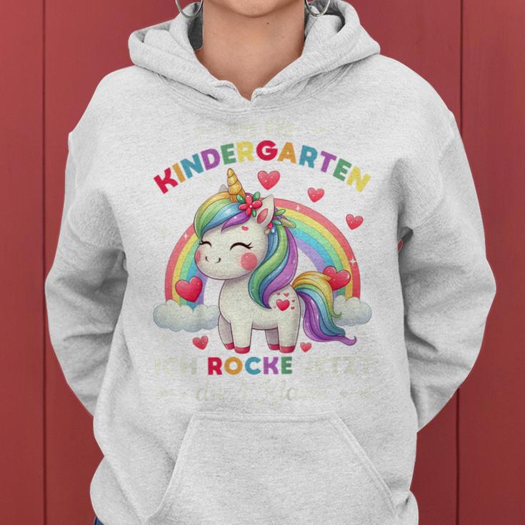 Children's Bye Bye Kindergarten Farewell School Child Girls Unicorn Kapuzenpullover für Damen