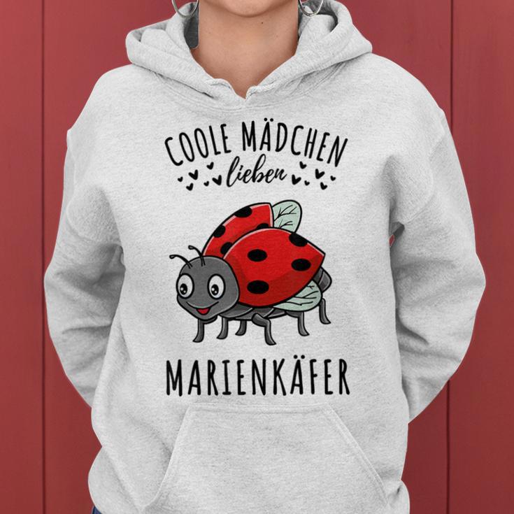 Coole Mädchen Lieben Marienkäfer Geschenk Kapuzenpullover für Damen