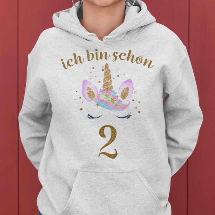 Girls' Kinder Ich Bin Schon 2 Kapuzenpullover für Damen