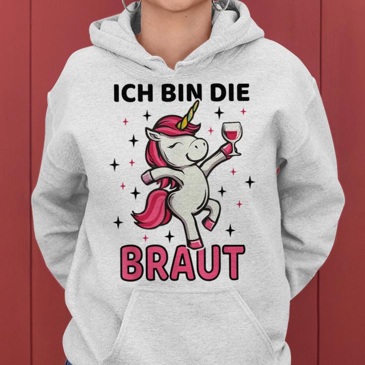 Ich Bin Die Braut Einhorn Jga Women's Wedding Kapuzenpullover für Damen