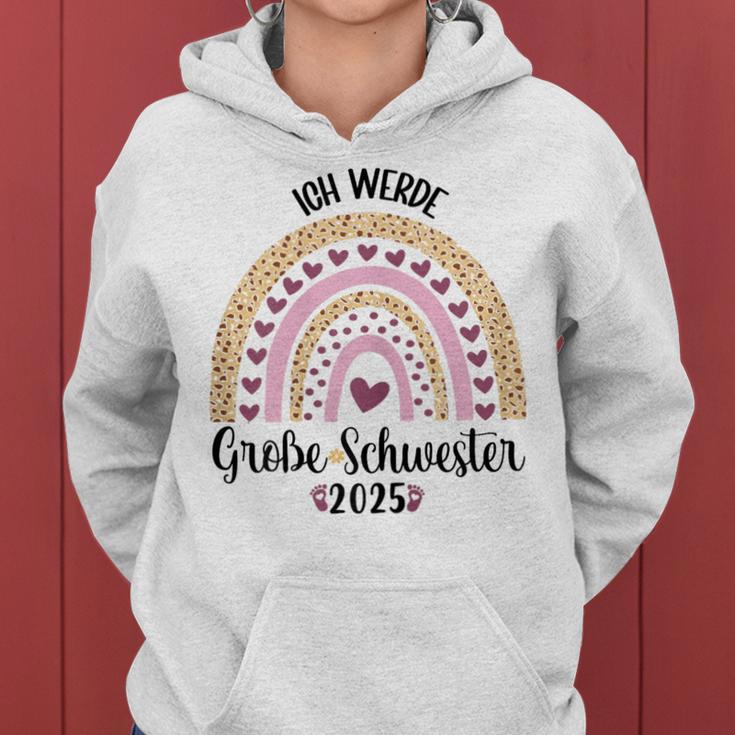 Ich Werde Große Schwester 2025 Big Sister 2025 Kapuzenpullover für Damen