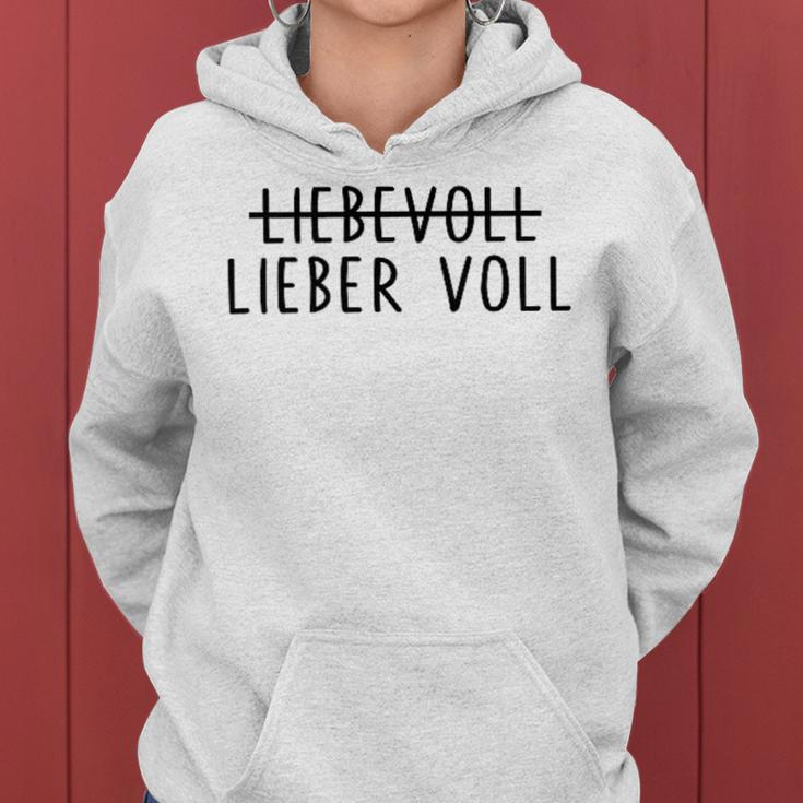 Lieberoll Als Liebvoll Beer Wein Party Fun Kapuzenpullover für Damen