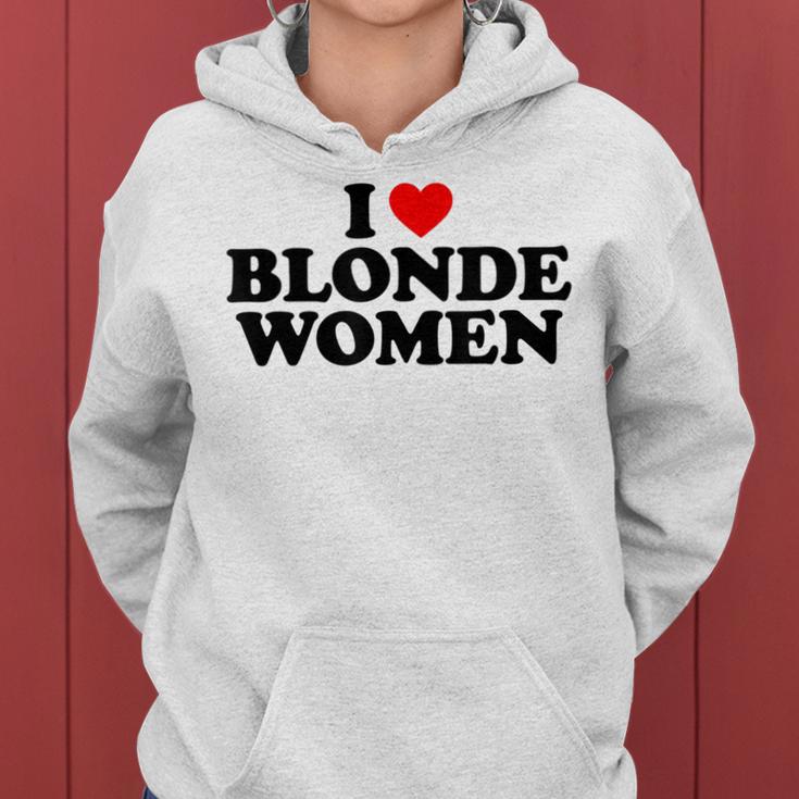 I Love Blonde Women's Kapuzenpullover für Damen