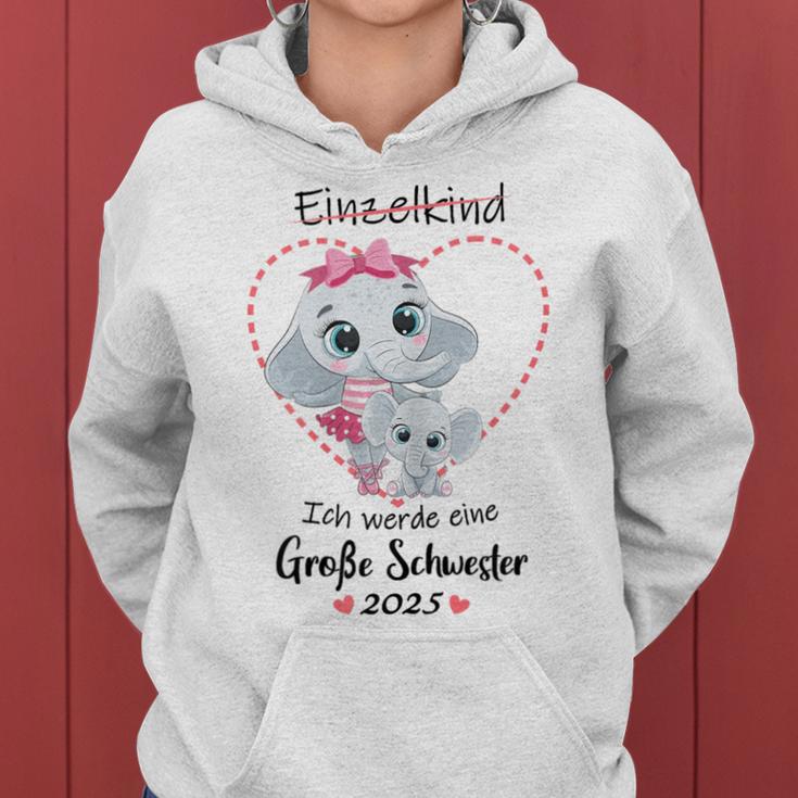 Nachwuchserkunden Ich Werde Große Schwester 2025 Kapuzenpullover für Damen