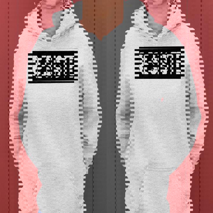 Resiste Spanish Resist Mexican Immigration Boriqua Women Hoodie