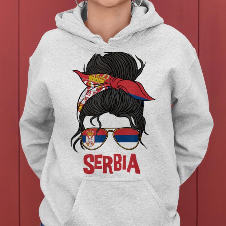 Serbia For Girls Serbia Flag For Serbia S Kapuzenpullover für Damen