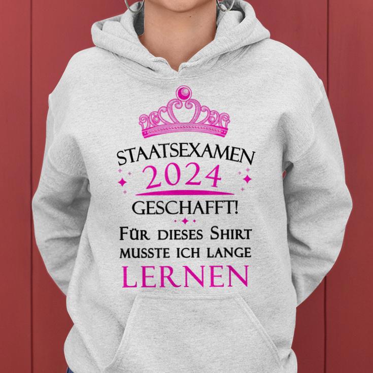 Staatsexamen Jurassic Teacher Medicine Pharmazie Bestanden Kapuzenpullover für Damen